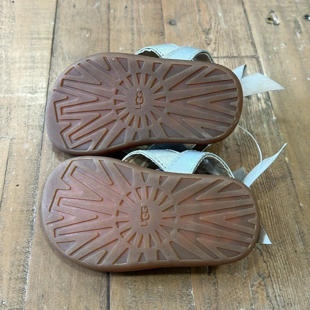 Ugg Maggiepie metallic leather sandals